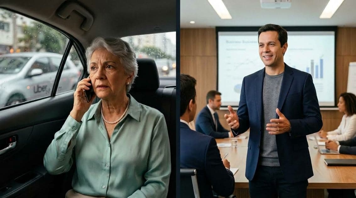 A notícia chega à família
