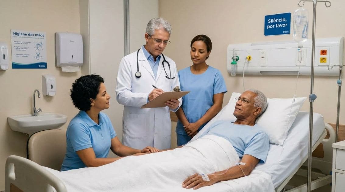 Ponte entre família e equipe médica